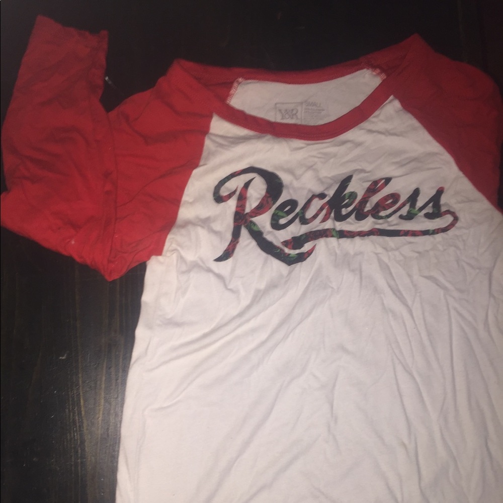 quarter sleeved reckless shirt